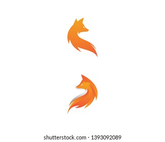 Fox vector icon illustration design