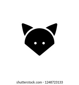 fox vector icon. fox sign on white background. fox icon for web and app
