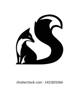 Fox vector icons, isolated illustrations for graphic and web design, fox icons, creative logos