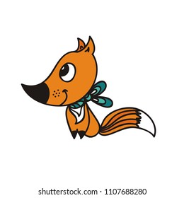 Fox. Vector illustration