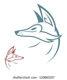 Fox - vector illustration