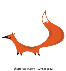 Fox. Vector illustration