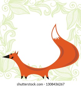 Fox. Vector illustration