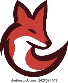 Fox Vector Illustration, Minimalist Logo
