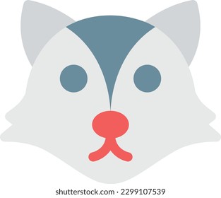 fox Vector illustration on a transparent background. Premium quality symmbols. Line Color vector icons for concept and graphic design.