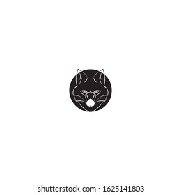 Fox vector illustration silhouette icon design