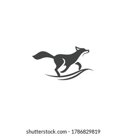 Fox vector illustration silhouette icon design