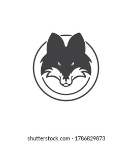 Fox vector illustration silhouette icon design