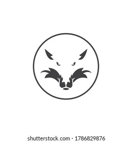 Fox vector illustration silhouette icon design