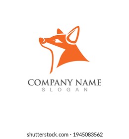 Fox vector illustration silhouette icon design