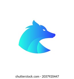 Fox-Vektorgrafik-Silhouettendesign