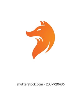 Fox vector illustration silhouette icon design