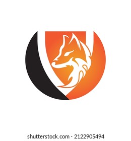 Fox vector illustration silhouette icon design