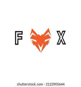 Fox vector illustration silhouette icon design