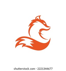 Fox vector illustration silhouette icon design
