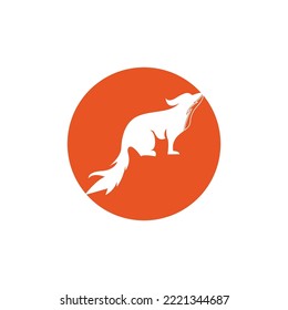 Fox vector illustration silhouette icon design