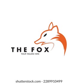 Fox vector illustration silhouette icon design