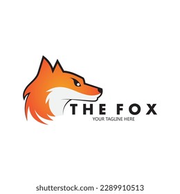 Fox vector illustration silhouette icon design