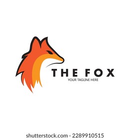 Fox vector illustration silhouette icon design