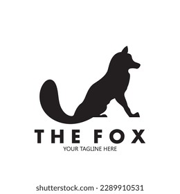 Fox vector illustration silhouette icon design