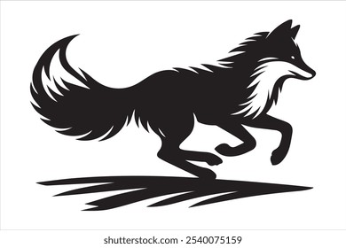 Fox Vector Illustration is a simple vector art style