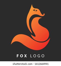 Fox Vector log design concept |