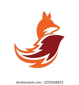 Fox Vector Logo Design Template