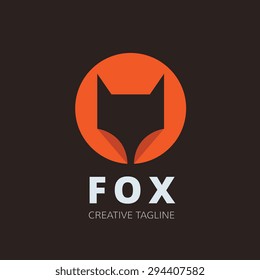 Fox Vector Logo Design Template