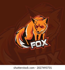 Fox Vector Mascot Logo Tempalate Badge Stock Vector (Royalty Free ...