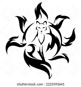 Fox vector for tattoo so very nice  