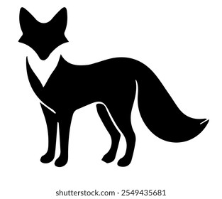 Fox, Wolf for logo brand, icon, banner poster, cover