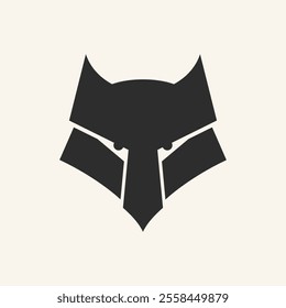 fox or wolf logo icon design vector illustration
