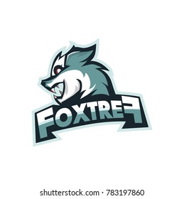 Wolf Head Mascot Logo Design Vector Stock Vector (Royalty Free ...