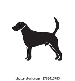 Foxhound Dog - Isolated Vector Illustration