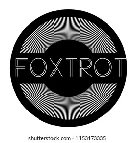 foxtrot label , stamp