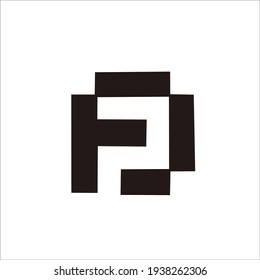 'FP' LETTERS LOGO DESIGN FOR YOUR COMPANY NAME AND BRAND