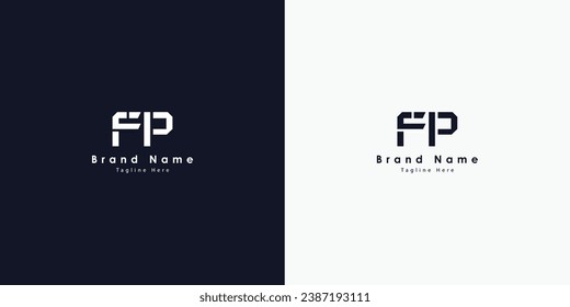 FP Letters vector logo design