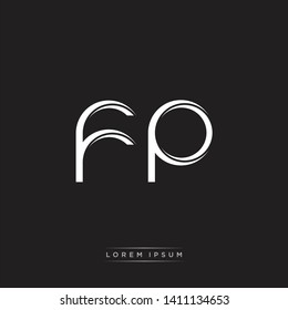 fp logo Initial Letter Split Lowercase