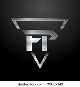 FP Logo, Monogram, Metal