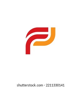 FP Logo suitable for initial logo design