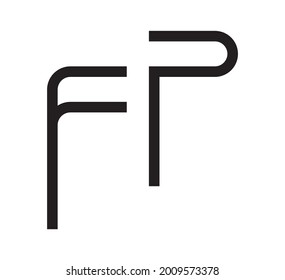 fp logo vector design template