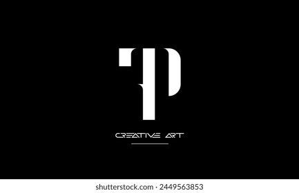 FP, PF, F, P abstract letters logo monogram