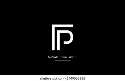 FP, PF, F, P abstract letters logo monogram