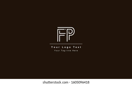 FP or PF letter logo. Unique attractive creative modern initial FP PF F P initial based letter icon logo