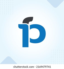 fp pf letter modern creative premium logo design vector template