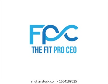 Diseño y plantilla de logotipo de carta FPC