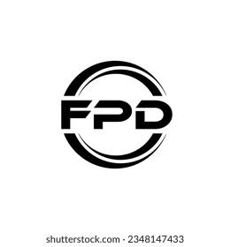 Diseño de logotipos FPD, inspiración para una identidad única. Elegancia moderna y diseño creativo. Marca tu éxito con el impresionante logotipo.