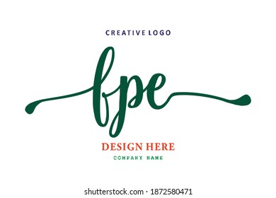 FPE lettering logo is simple, easy to understand and authoritative