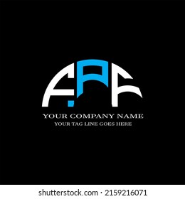 FPF letter logo creative design with vector graphic