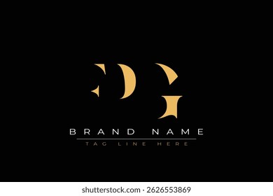 FPG abstract letter logo design. This logo is designed by three abstract letters.